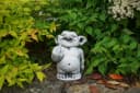Gartendekoparadies.de Gartenfigur Massive Steinfigur Troll Grau Bild 5