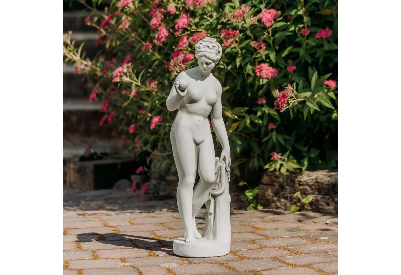 gartendekoparadies.de Venus Statue Grau Steinfigur - Bild 2