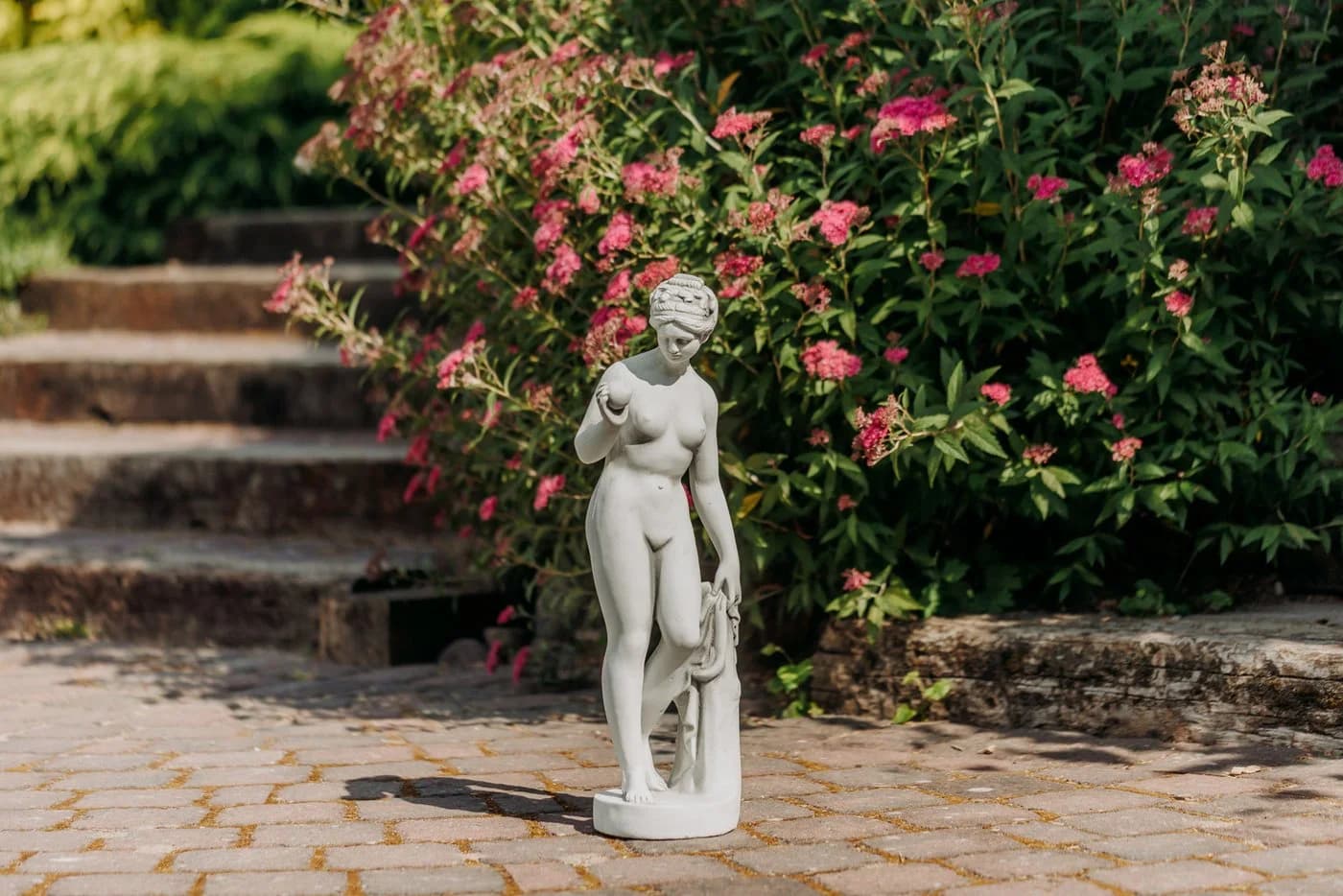 gartendekoparadies.de Venus Statue Grau Steinfigur - Bild 5