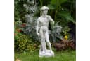 gartendekoparadies.de Gartenfigur David Statue Grau Kunststein Bild 2