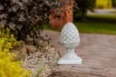 gartendekoparadies.de Gartenfigur Pinienzapfen Steinfigur Grau Bild 5