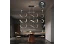ZMH LED Pendelleuchte Modern Dimmbar Schwarz Silber Bild 4