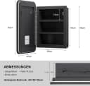 radelldar Badezimmerspiegelschrank Badschrank mit Beleuchtung 42/51cm mit 3 Ablage Bild 1