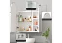 radelldar Badezimmerspiegelschrank Bogen 61x12x70 cm Silbrig Bild 5