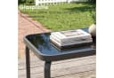 TLGREEN Gartenlounge-Set 4-teilig Schwarz Stahl Textilene Bild 5