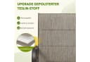 TLGREEN Gartenstuhl hochlehner 2er Set 360° drehbar Braun Bild 4
