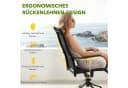 TLGREEN Gartenstuhl Hochlehner 2er Set Schwarz 360° drehbar Bild 3