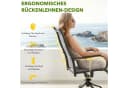 TLGREEN Gartenstuhl Hochlehner 2er Set Grau 360° drehbar wetterfest Bild 3