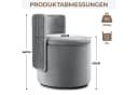 TLGREEN Schminkhocker mit Stauraum und 360° Drehfunktion Bild 3