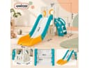 TLGREEN Kinderrutsche mit Stauraum & Kletterstufen, HDPE Kunststoff, ab 1 Jahr Bild 1