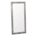 LebensWohnArt Wandspiegel Barock BESSA 100x50cm Silber-Antik Holzrahmen Bild 3