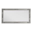 LebensWohnArt Wandspiegel Barock BESSA 100x50cm Silber-Antik Holzrahmen Bild 4