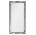 LebensWohnArt Wandspiegel Barock BESSA 100x50cm Silber-Antik Holzrahmen Bild 5