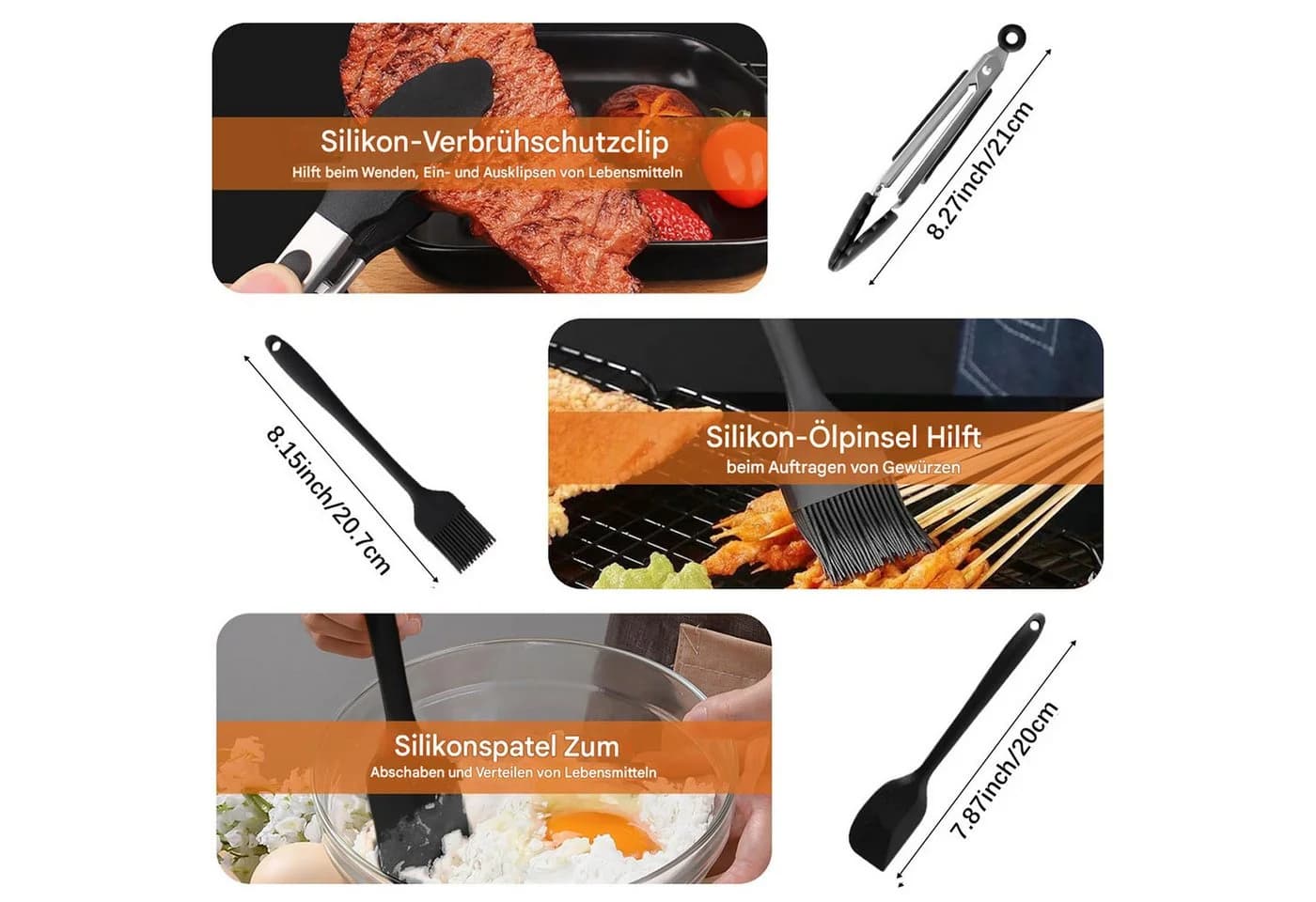 SURFOU 15-tlg. Backform Set für Ninja Airfryer AF500EU BPA-frei - Bild 4