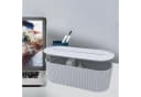 SURFOU Kabelbox Kabel Organizer Box Grau Kunststoff Bild 4