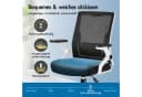 ALFORDSON Bürostuhl Ergonomisch Lendenwirbelstütze Schwarz/Weiß Bild 5