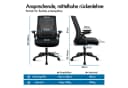 ALFORDSON Bürostuhl Ergonomisch Schwarz Bild 1