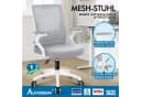 ALFORDSON Bürostuhl Ergonomisch Netz Lendenwirbelstütze Klappbare Armlehnen Bild 4