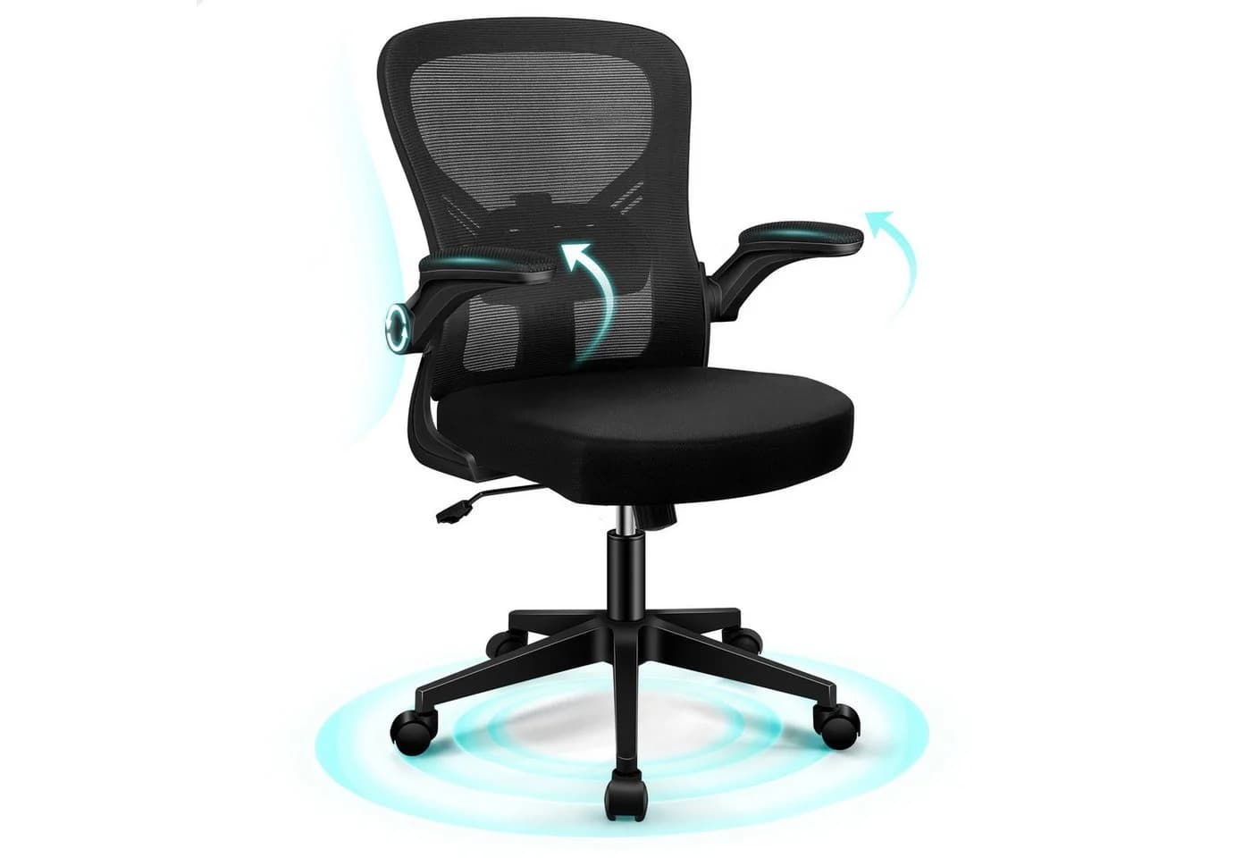 ALFORDSON Bürostuhl Ergonomisch Schwarz - Bild 2