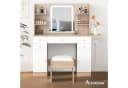 ALFORDSON Schminktisch mit LED-Spiegel und 5 Schubladen Bild 3