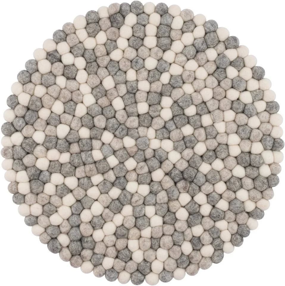 myfelt Stuhlkissen Filzkugel Sitzauflage 36 cm, 100 % Schurwolle - Bild 2