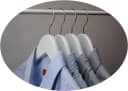 RSR Hangers Kleiderbügel Weiß 38 cm Holz 360° Haken 10-tlg Bild 4