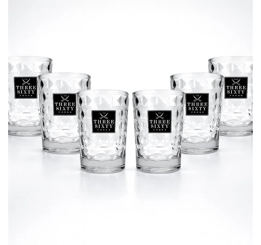 Mixcompany Three Sixty Tumbler Gläser Set 6x 0,2 l Glas Transparent - Bild 2