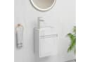 UEV Waschtisch-Set mit Unterschrank und Harzbecken, 40,6 cm, weiß Bild 1