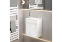 UEV Waschtisch-Set mit Unterschrank und Harzbecken, 40,6 cm, weiß Bild 4