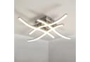 Riserva LED Deckenleuchte Silber Wellenform 24W 4000K Bild 2