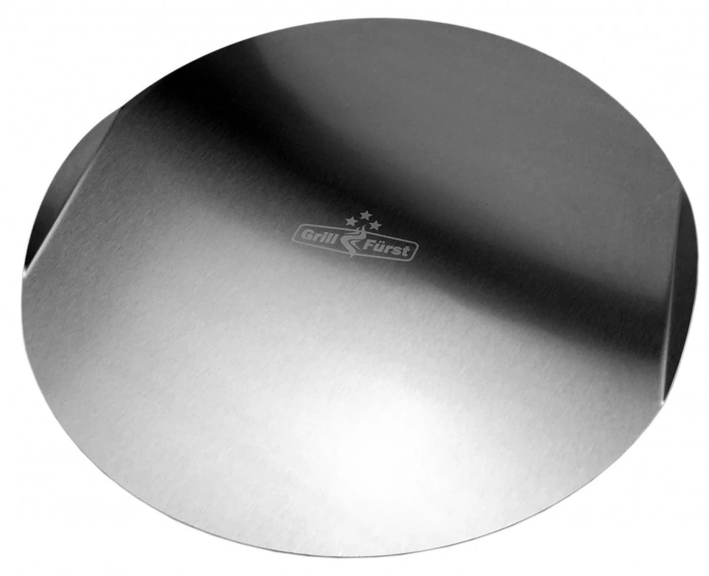 Grillfürst Pizzablech Edelstahl 31 cm mit Tragegriffen - Bild 2