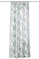 Joyswahl Gardine Florales Grün Kräuselband Halbtransparent Mori-Stil Bild 2