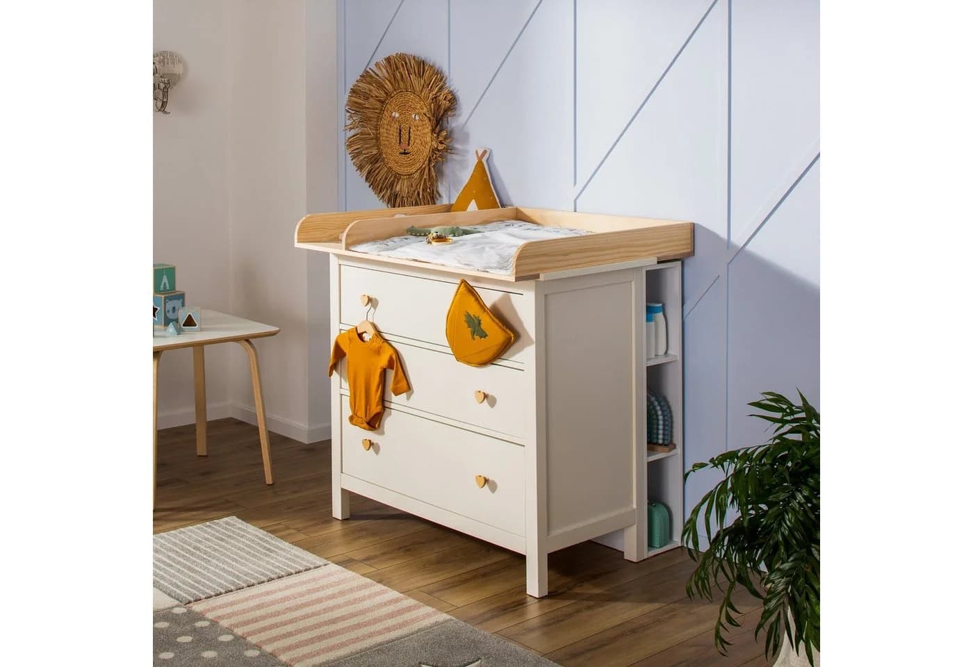Puckdaddy GmbH Wickelaufsatz Pelle für IKEA Hemnes Kommode - Bild 4