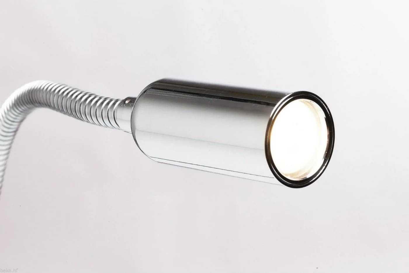 kalb Bettleuchte 2er Set LED Leseleuchte dimmbar chrom warmweiß