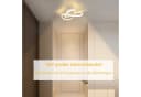 ZMH LED Deckenleuchte 3 Blatten Weiß Modern Warmweiß Bild 4