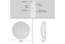 Nettlife LED Deckenleuchte Sternenhimmel Dimmbar mit Fernbedienung 28CM Bild 5