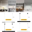 Nettlife LED Pendelleuchte Dimmbar Schwarz 150cm Höhenverstellbar Bild 4