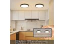 Nettlife LED Deckenleuchte 15W Badlampe Warmweiß Flach 22cm Bild 3
