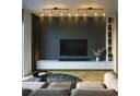 Nettlife Deckenstrahler 4 Flammig E27 Retro Schwarz-Gold 330° Drehbar 180° Verstellbar LED Wechselbar Bild 3
