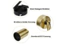 Nettlife Deckenstrahler 4 Flammig E27 Retro Schwarz-Gold 330° Drehbar 180° Verstellbar LED Wechselbar Bild 5