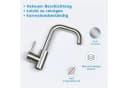 Nettlife Küchenarmatur 7-shape Nickel Hochdruck-Beckenarmatur Bild 1