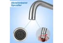 Nettlife Küchenarmatur 7-shape Nickel Hochdruck-Beckenarmatur Bild 5