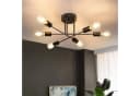 Nettlife Deckenleuchten E27 Retro 6 Flammig Kronleuchter LED wechselbar Bild 2