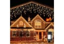 Salcar LED-Lichtervorhang 200 LED Warmweiß 5m Weihnachtsdeko Bild 2