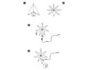 Salcar Papierstern 3D LED Weihnachtsstern Beleuchtet 55cm Bild 5