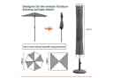Sekey Sonnenschirm-Schutzhülle 180/200 cm Grau 600D Oxford Bild 1