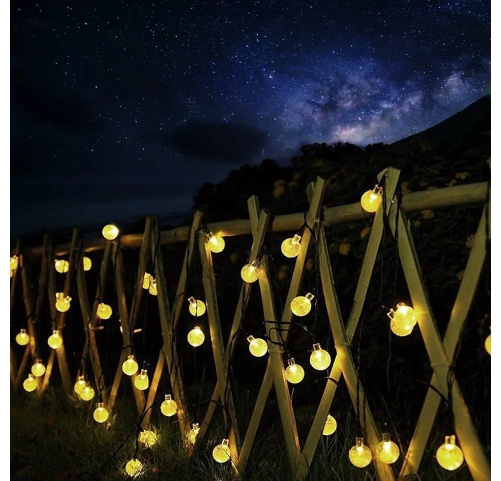 Salcar LED Solarleuchte 5M 10LED Lichterkette Warmweiß - Bild 3