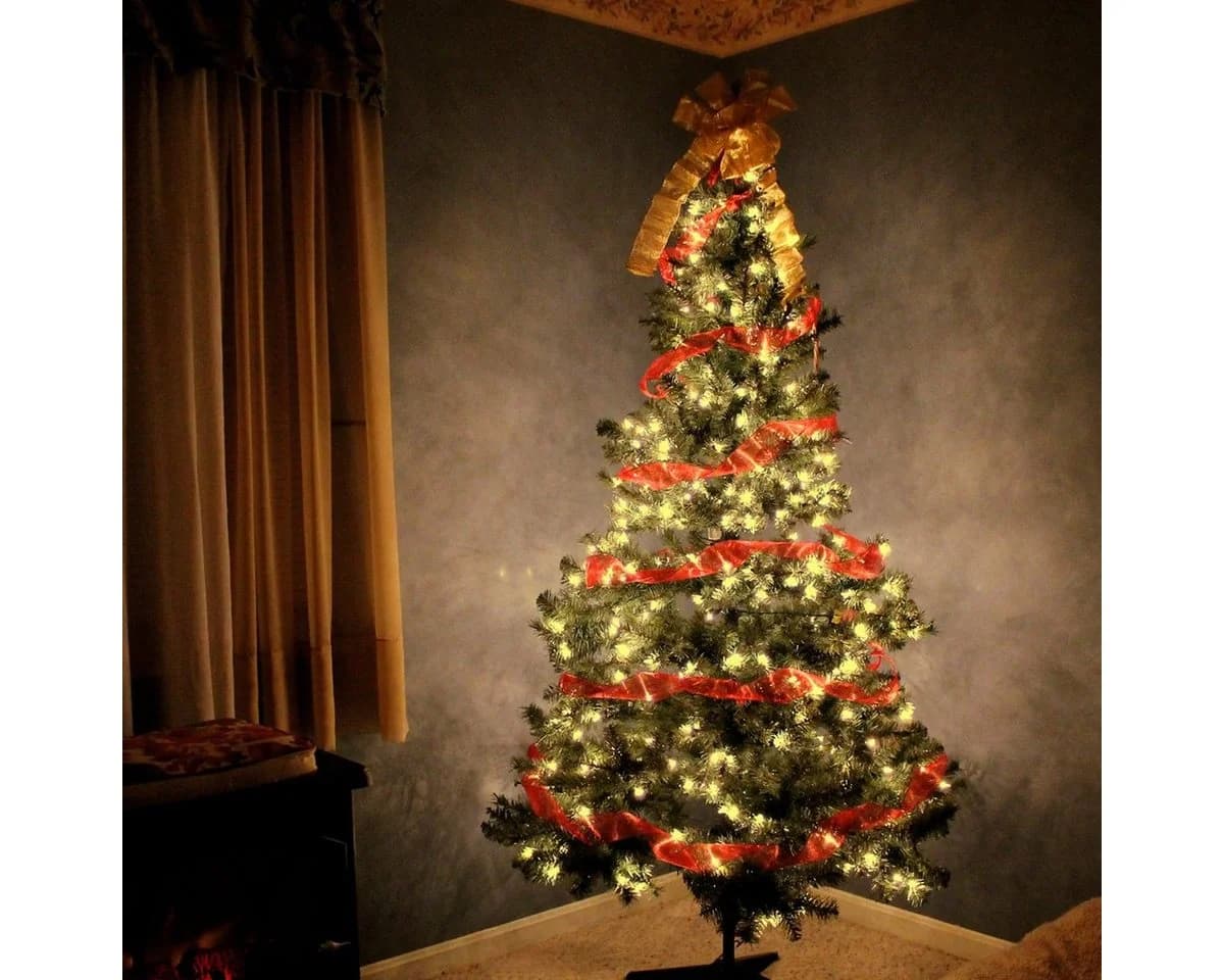 Salcar LED-Lichterkette Weihnachtsbaum 1,5m 200 LEDs Warmweiß - Bild 4