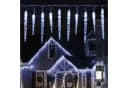 Salcar LED Eiszapfen Lichterkette 5m 40 LEDs Transparent Kaltweiß Bild 2
