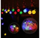 Salcar LED Solarleuchte 5M 10LED Lichterkette Bunt Bild 4